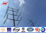 Outside ASTM A123 Electrical Power Pole High Strength 10kV - 220kV Power