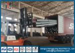 Standard Direct Burial Galvanized Steel Pole , Power Transmission Steel Tubular