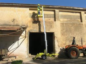 China 1200 * 600mm Platform Vehicle Mounted Boom Lift , 8m Truck Mounted Work Platform wholesale