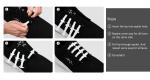 Environment Friendly Silicone Gifts Silicone Shoe Lace Lightweight And Portable