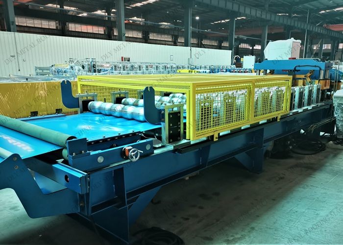 480V Color Steel Roll Forming Machine 3P Standing Seam Roof Machine