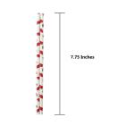 Food Grade Bleached Coloured Paper Straws With Harmless Non Toxic Ink