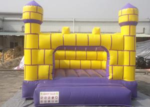 China Square Shape Inflatable Jumping Castle / PVC Tarpaulin Commercial Bouncy castle wholesale