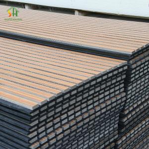 China 4x8ft E0 Grade Acoustic Slat Wall Panel MDF Wood Slat Wall Decorative on sale