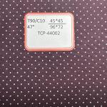 Polyester Cotton Polka Dot Fabrics 90/10 45*45 96*72 Plain Fabric For Bed