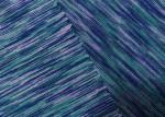 240GSM 92 Percent Polyester 8 Percent Spandex Weft Knitting Blue Green
