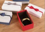 Cosmetic / Perfume Corrugated Paper Box Handmade With Bow Decoration