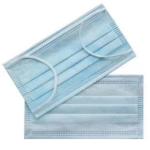Blue Color Bulk Dust Masks , Disposable Nose Mask Non Wearing Pressure