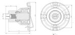Agricultural Hub Unit 979539 for Seeding Discs