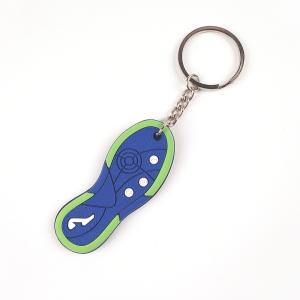 China OEM Customized 3D PVC Rubber Keychain Keyrings With 2-Side Logo For Marketing Promotions Gift wholesale