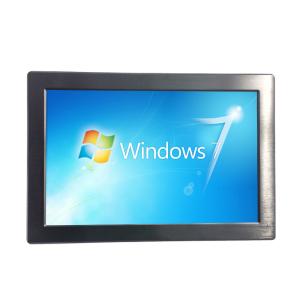 China PCAP Resistive Rugged Panel PC USB RS232 300nits Stainless Steel wholesale