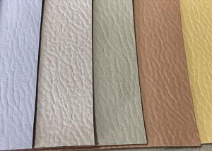 China Elastic PU Leather Upholstery Fabric Eco Friendly Water Resistant wholesale