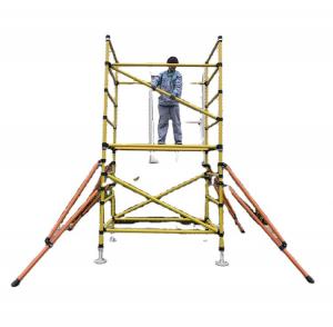 China Live Line Inspection Insulated Scaffolding / Safety Fully Insulated Platform on sale