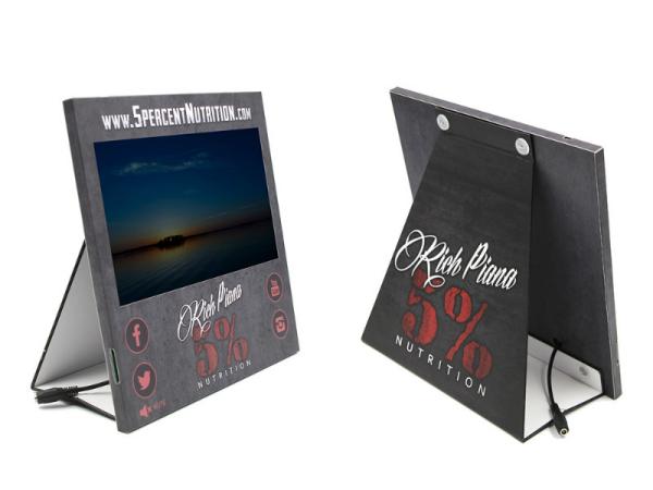 10 inch high definition screen digital countertop video signage LCD digital pop