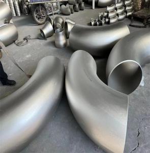 China Sch 40 ASME B16.9 Carbon Steel Pipe Fittings STD MS 1.5D Long Radius 90 Elbow wholesale