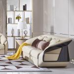 Faux Matte Leather Living Room Sectional Sofas Unfolded Upholstered Sectional