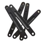 Universal 3/8" Hole Size Black Jacobs Ladder Strap 7" for Sprint Car Aluminium
