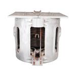 500KG Electric Hydraulic Tilting Melting Furnace Easy Operate