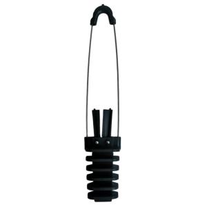 China 3-8mm Cable Size Fiber Tension Clamp with PA6 Nylon Material and Stainless Steel Wire wholesale