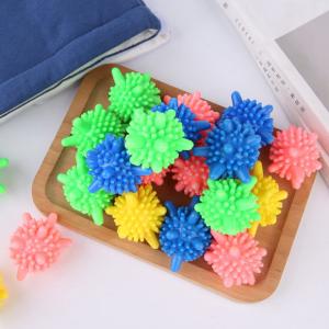 China PVC Solid Colorful Washer Balls For Laundry Reusable wholesale