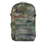 Large Capacity Green Outdoor Travel Backpack with Interior Zipper Pocket and