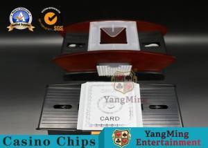 China Washable Casino Automatic Plastic Deck Card Shuffler Machine For Bridge wholesale