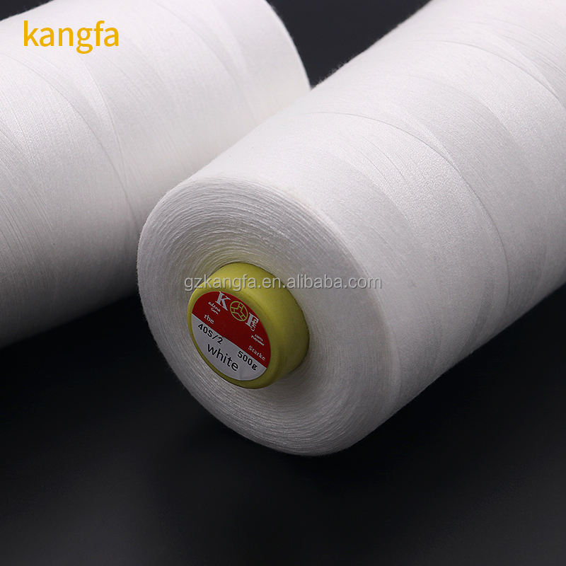 Directly Tkt120 100% Spun Polyester/cotton Sewing Thread 40/2 Free Sample without Freight