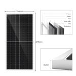 Roof Mounting Solar Monocrystalline PV Panels 540 Watt 600w 550 Wp