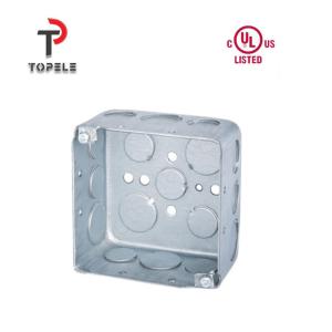 China Electrical Square Junction Box Galvanized Steel Drawn Type wholesale