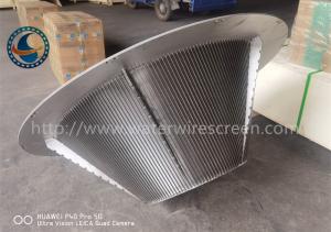 China Ss304 0.25mm Slot Wedge Wire Screen Filter With Flange wholesale