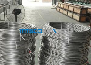 China ASTM A269 TP304 Stainless Steel Coiled Tubing Size 6.35mm x 1.65mm x 150m / coil wholesale