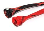 Expandable Braided Fishing Rod Protective Sleeves With Pole Fishing Tools