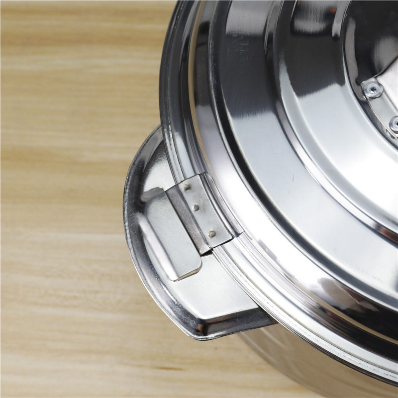Stainless Steel Double Wall Stock Pot 410 Lunch Box Food Container Storage with Lid
