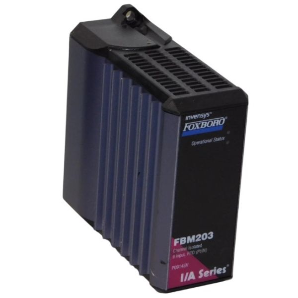 Foxboro FBM204 Multi-Function Isolated I/O Module with 8-Channel RTD Input for Industrial Control