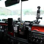 Aluminum Alloy Mobile Phone Holder for Jeep Wrangler JL JK 0.45kg Hard Anodizing