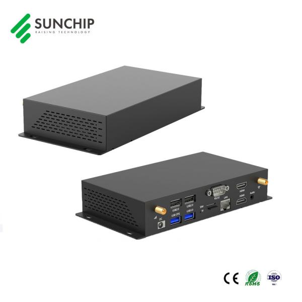4k Digital Signage Media Player Box RK3568 Metal Case Commercial Android Media