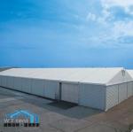 Waterproof Temporary Warehouse Marquee With Steel Plates Hard Walls