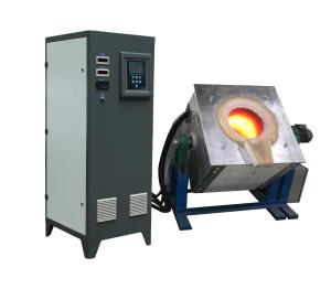 China 60KW Induction Melting Equipment Touch Screen Light Frequency 1-10Khz For Metal Melting wholesale
