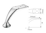 Superior Plating Metal Furniture Legs Elegant Outlook Prevention Of Scratch