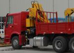 Durable XCMG Knuckle Boom Truck Mounted Crane , Cargo Crane Truck