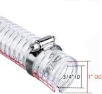 Steel Wire Suction PVC Flexible Tubing High Pressure UV Chemical Resistant Thick
