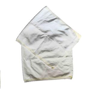 China Factory Direct Strong Adsorption Used White Cotton Wiping Towel Rags Standard Cotton Cloth White Terry Wipers wholesale
