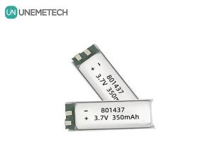 China 801437 3A High Rate Polymer Battery 3.7v 350mah Lipo Battery For IoT Electronic Devices wholesale