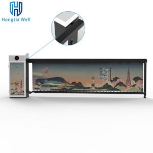 China LED Light Advertising Barriers 200W Automatic Parking 4m Arm Length wholesale
