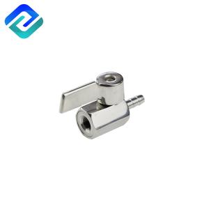 China Long Steel Handle Hose Bar Mini Casting Ball Valve wholesale