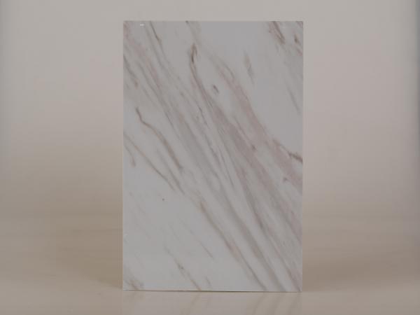Quality UV Coating Solid Pvc Wall Panels Exterior Marble Color 1.22M*2.44M for sale