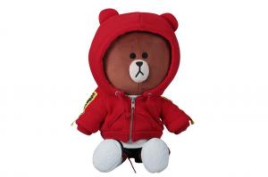 China Kids Cheer Huggable Grizzly Bear Soft Toy adorable For Christmas wholesale