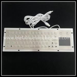 China IK07 Metal Industrial Keyboard With Touchpad 304 Stainless Steel on sale