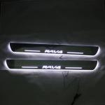For TOYOTA LED moving door scuff light led door sills plate light for TOYOTA