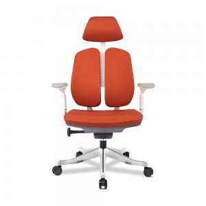 China Leather Orange Ergonomic Home Office Chair For Poor Posture wholesale
